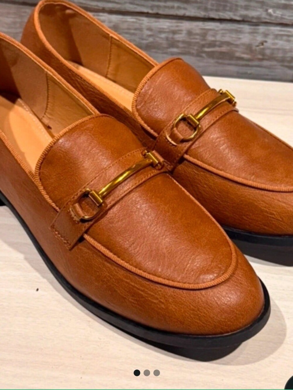 Cognac Loafers